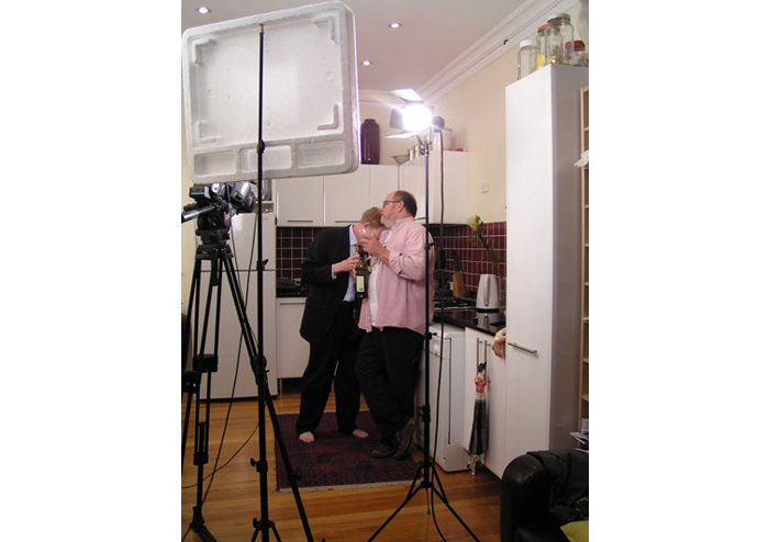 Behind the Scenes - David and John in the Kitchen