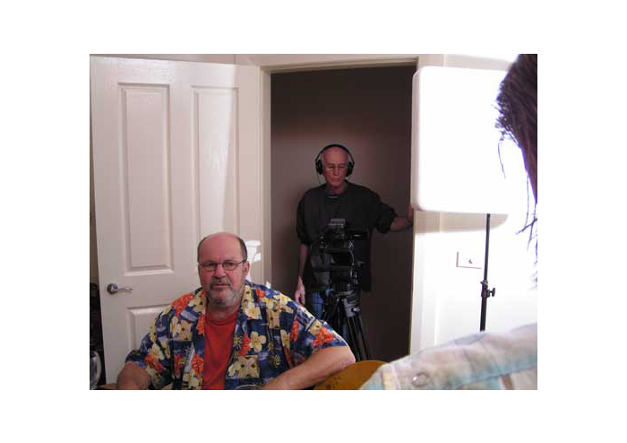 Behind the Scenes - Les, Peter and Jared on set